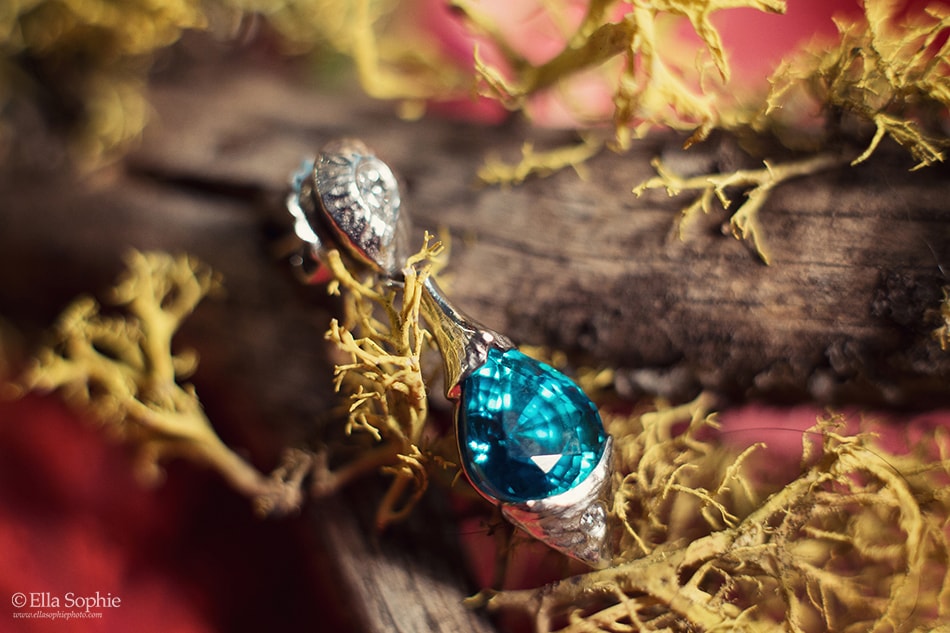 ethical jewelry, diamond earrings, Pave Jewelers by Ella Sophie