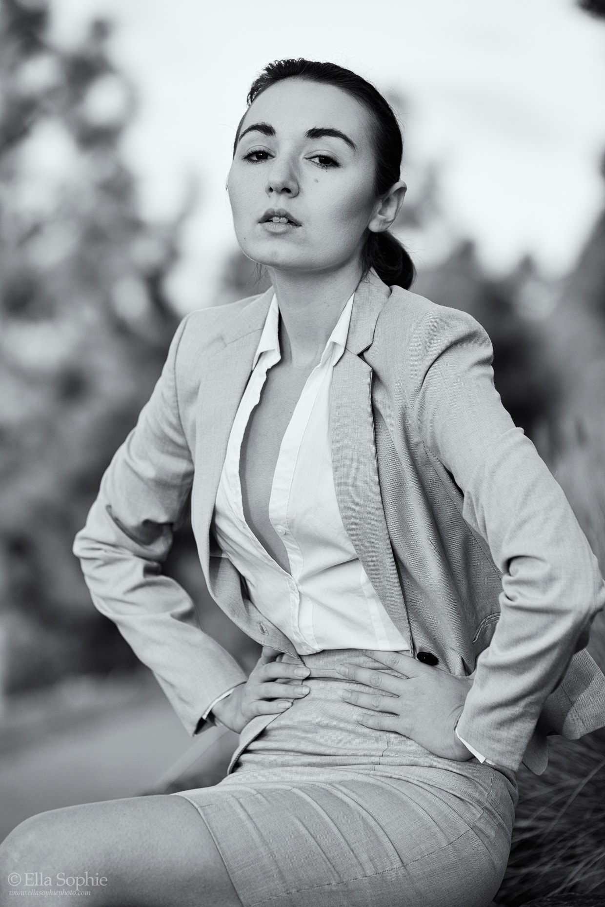 Menswear with attitude, women in business. Photography by Ella Sophie