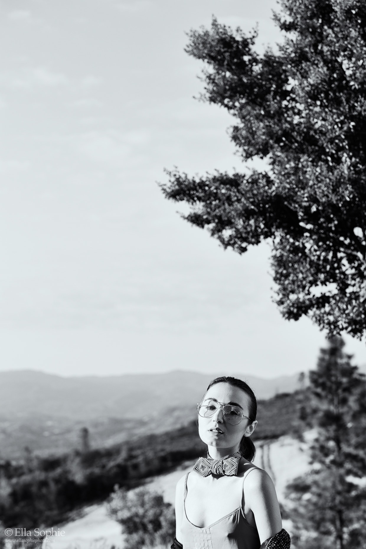 Fashion portrait of model Zoe West by Oakland photographer Ella Sophie
