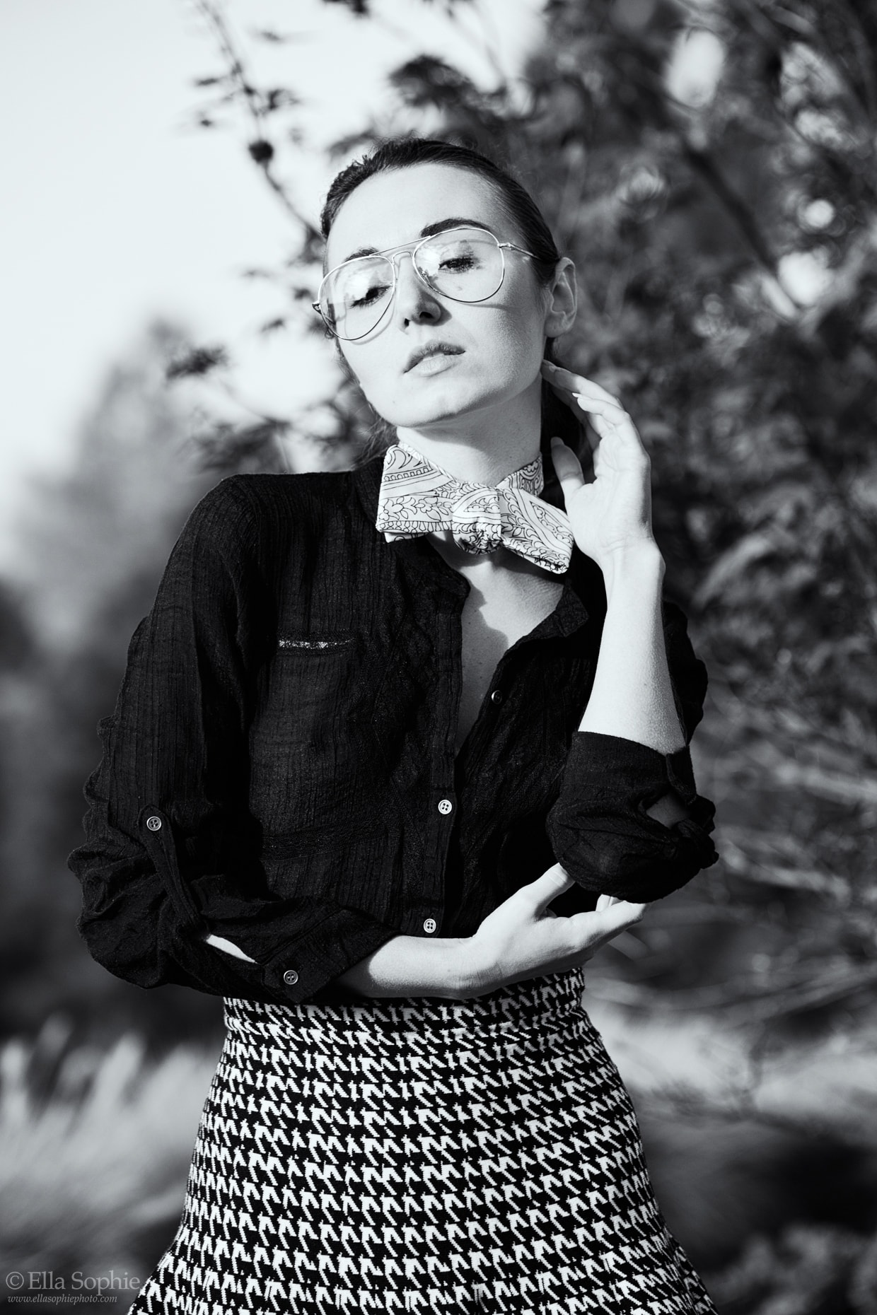 San Francisco fashion photographer Ella Sophie, bowties for women