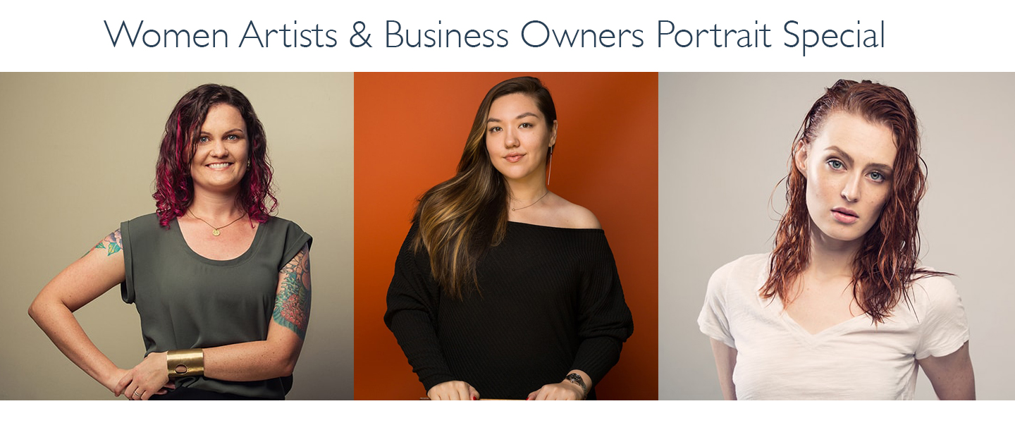 Portrait Special for women in bay area, artists & business owners. Photographer Ella Sophie, Oakland