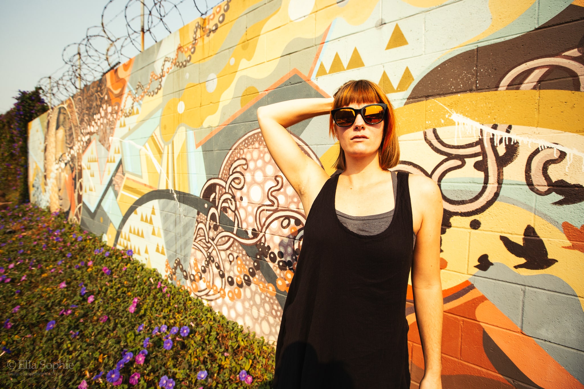 Bay Area natural light outdoor portraits. Portrait for Artists, photographed by Ella Sophie