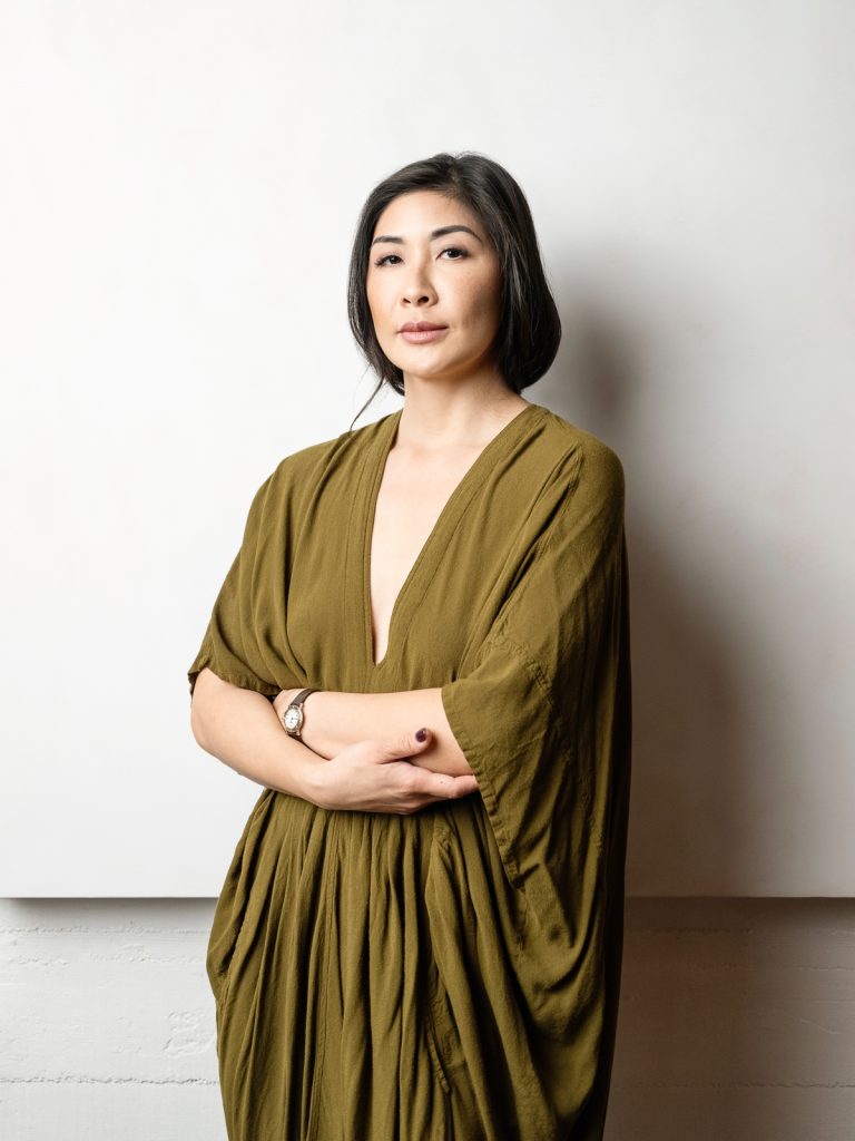 Professional branding portrait of woman with white background by Oakland portrait Photographer Ella Sophie